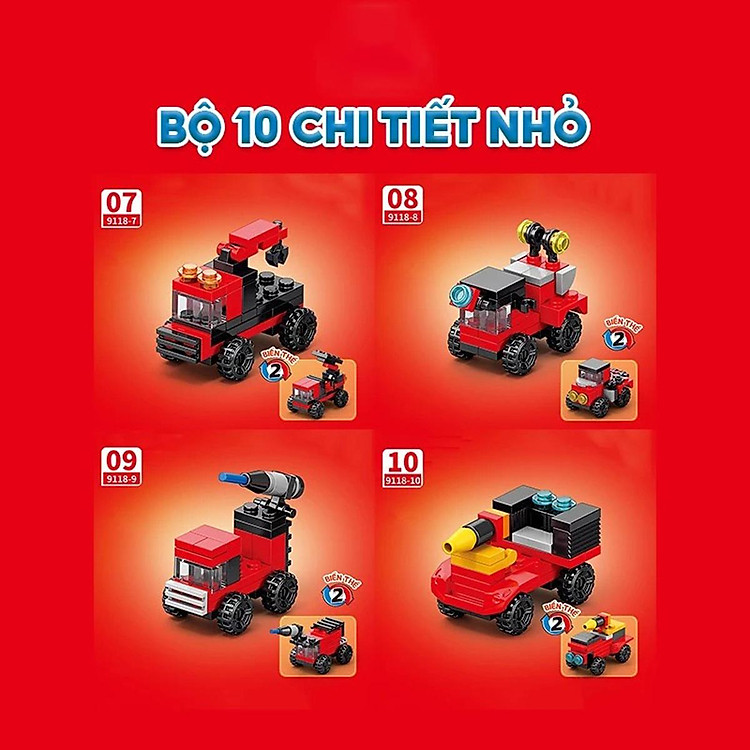 Mua Đồ Chơi Lắp Ráp Phương Tiện Cứu Hỏa Chính hãng Giá tốt - Hình ảnh 3