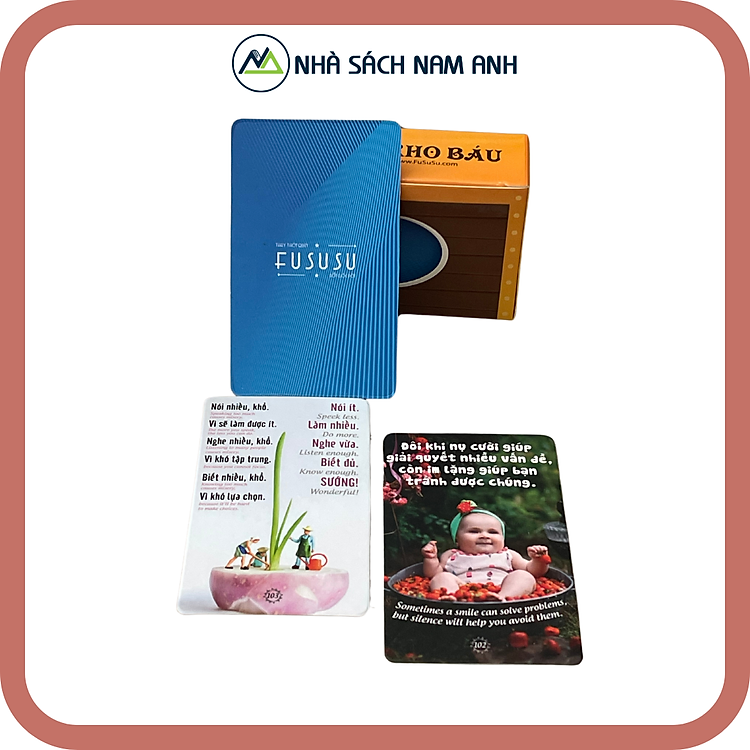 Bookmark Ý Nghĩa Fususu Card Blue (52 chiếc)