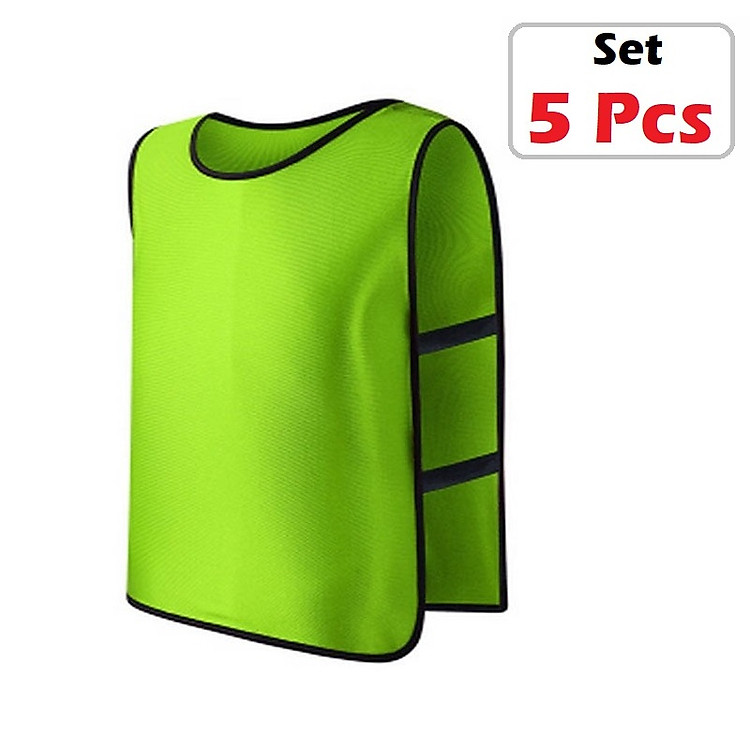 Bộ 5 áo chơi team building/bóng đá cao cấp POKI