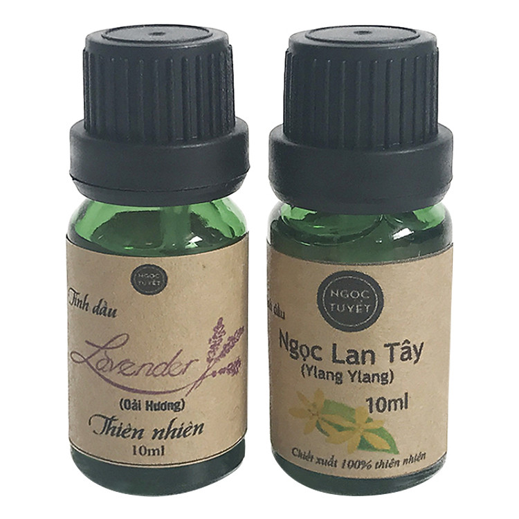 Combo 2 Chai Tinh Dầu Oải Hương + Tinh Dầu Ngọc Lan Tây Ngọc Tuyết (10ml x 2)