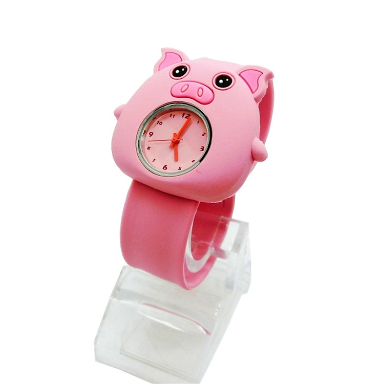 Đồng hồ Silicon Lợn hồng đáng yêu cho bé