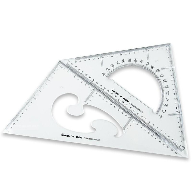 Bộ Thước Eke 33cm 2 trong 1 (2 chiếc)