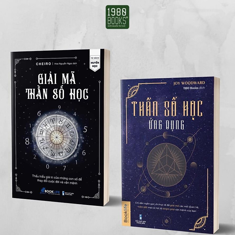 Sách - Combo 2 Cuốn: Giải Mã Thần Số Học + Thần Số Học Ứng Dụng - 1980 Books