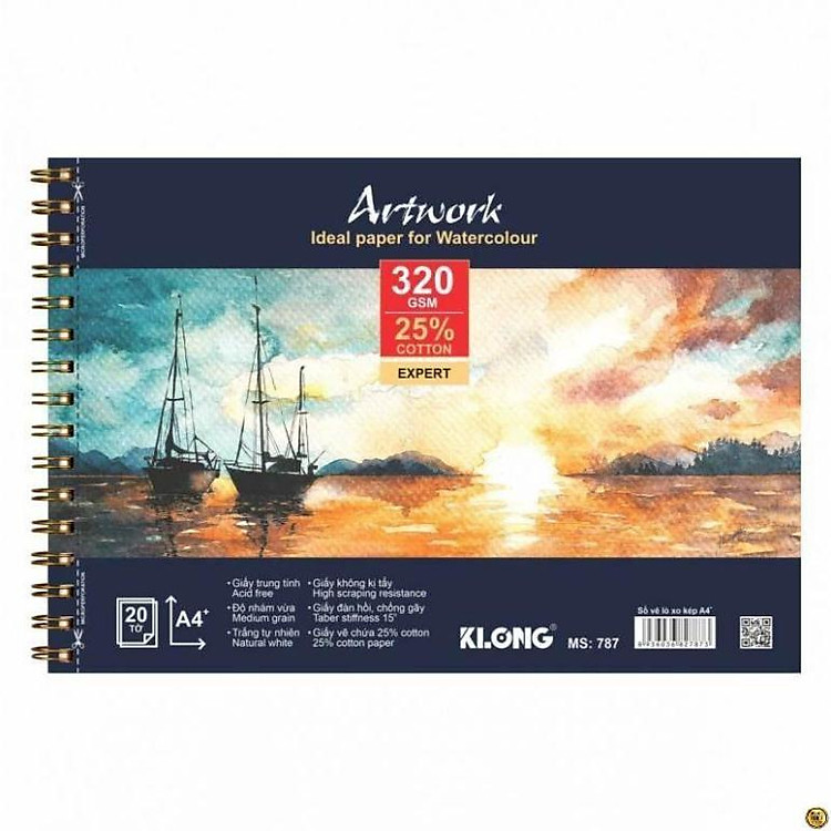 Sổ Vẽ Lò Xo Artwork A4+ (20 tờ) - Ảnh 3