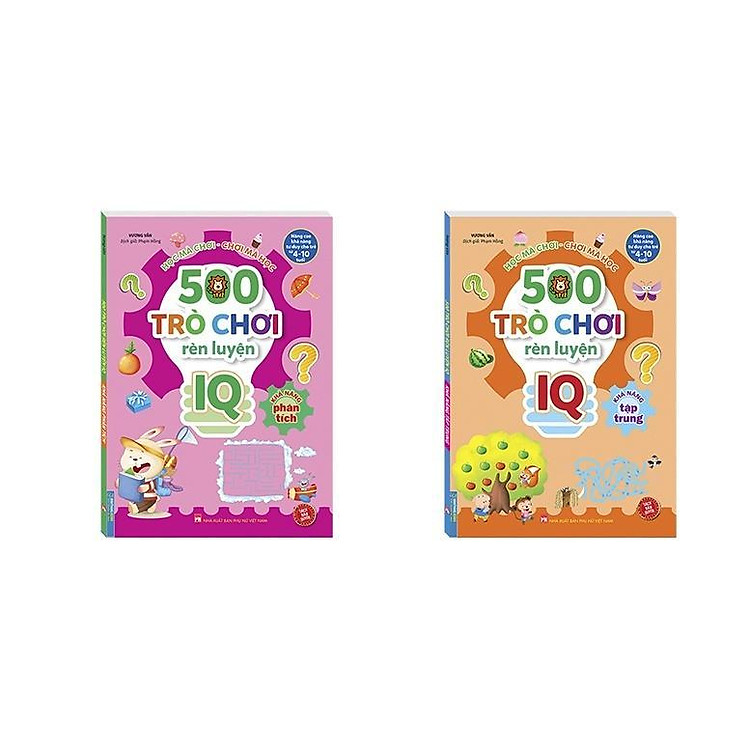 500 Trò Chơi Rèn Luyện IQ Cho Trẻ 4 – 10 Tuổi