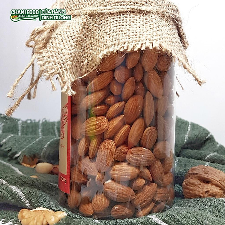 Hạt hạnh nhân sấy ChamiFood 500G Đảm bảo Tiết kiệm - Hình ảnh 5