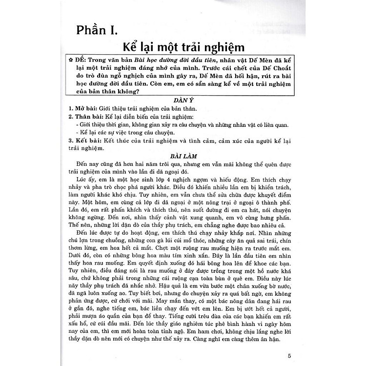 Những Bài Làm Văn Mẫu Lớp 6 - Ảnh 4