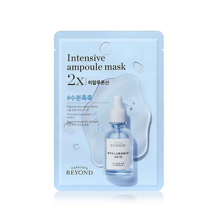 Combo 05 miếng mặt nạ chăm sóc chuyên biệt X2 dưỡng chất Beyond Intensive Ampoule Mask