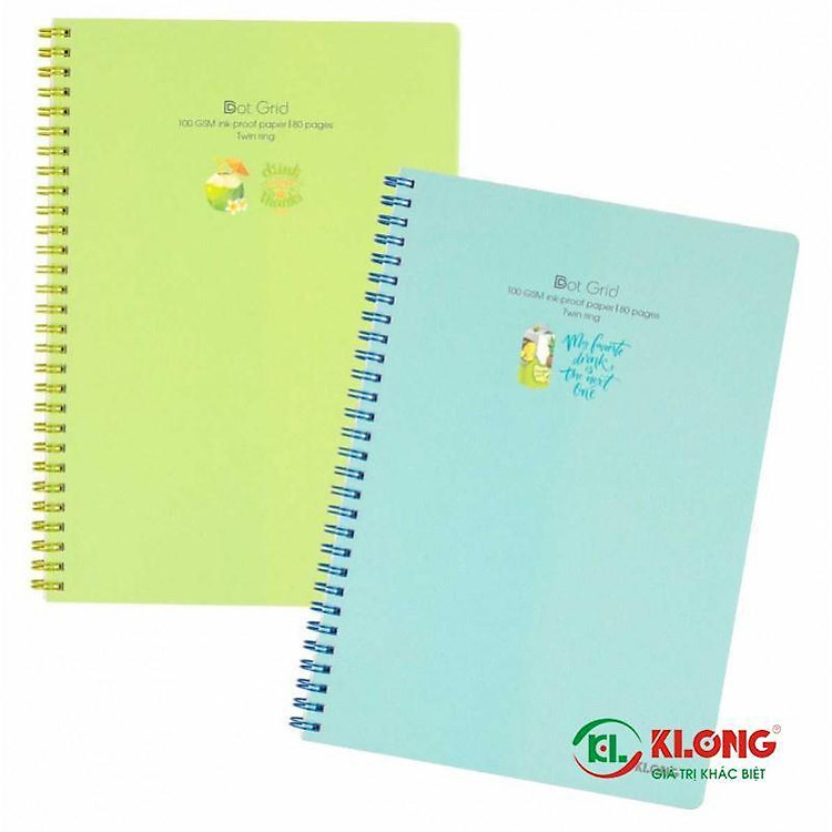 Vở Lò Xo Kép Dot Grid B5 (80 trang)