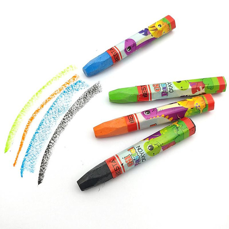 Hộp Bút Màu Sáp Dầu Besta SD012 (12 chiếc) - Ảnh 5