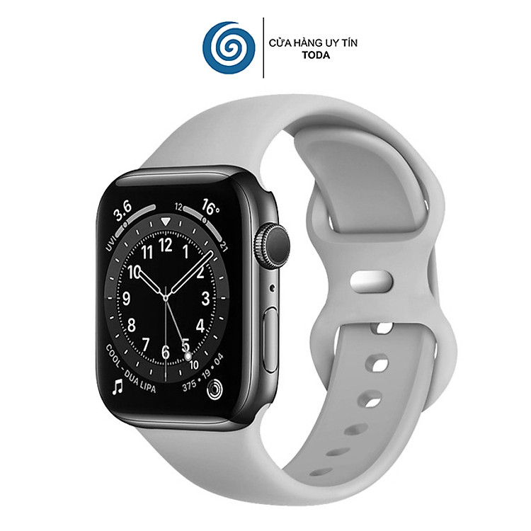 Dây Silicone Thay Thế cho Apple Watch Series 1,2,3,4,5,6,7,8,9,SE2,10 / Apple Watch Ultra 1/2 Size 40/41/42/44/45/46/49mm - Hàng Nhập Khẩu