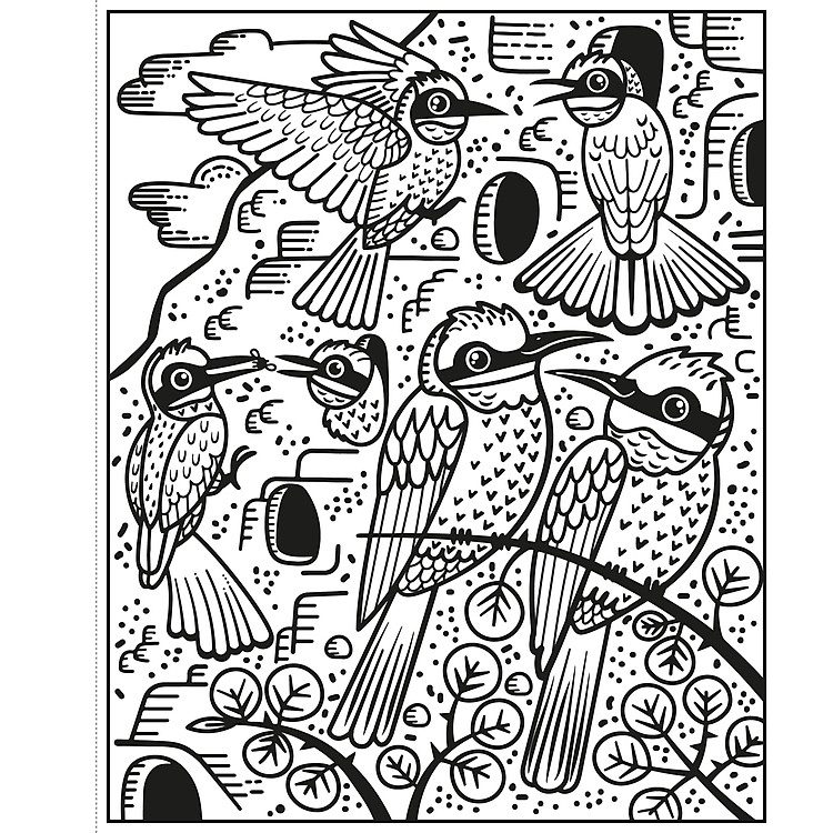 Birds Magic Painting Book - Ảnh 4