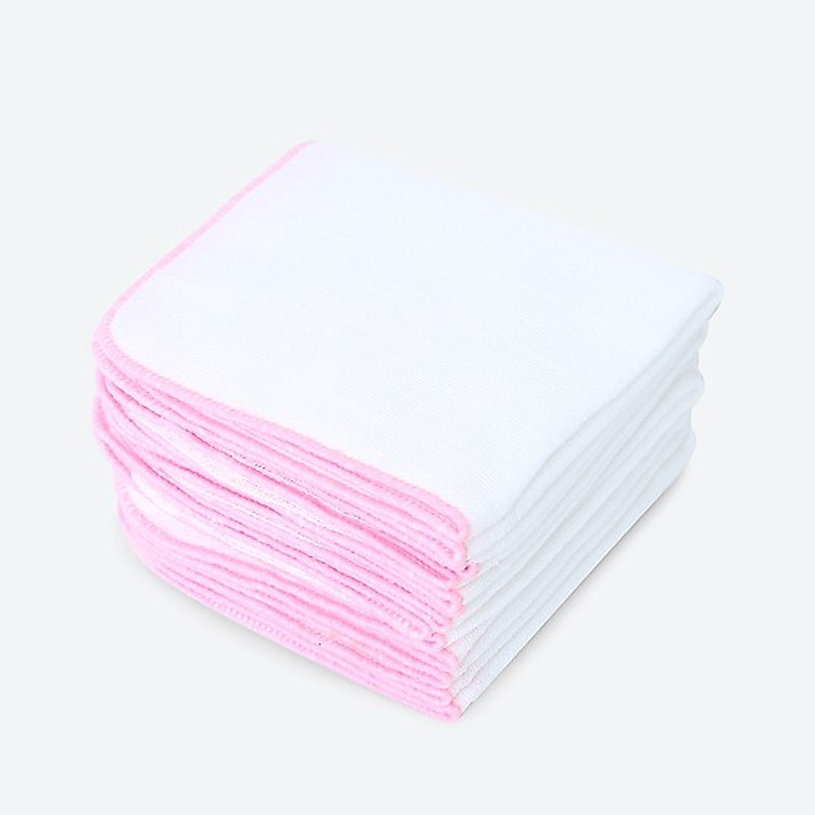 Mua Khăn sữa 4 lớp 26x31cm - 10 cái Chính hãng Giá rẻ - Hình ảnh 3