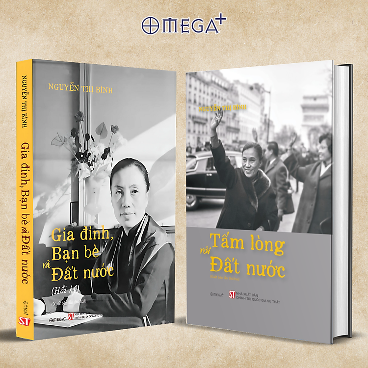 Combo Tấm Lòng Với Đất Nước ( Bìa Cứng ) + Hồi Ký Nguyễn Thị Bình - Gia Đình, Bạn Bè, Đất Nước ( Bìa Mềm )