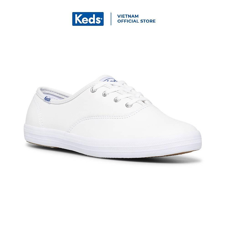 Giày Keds Nữ- Champion Core Leather White - KD045750