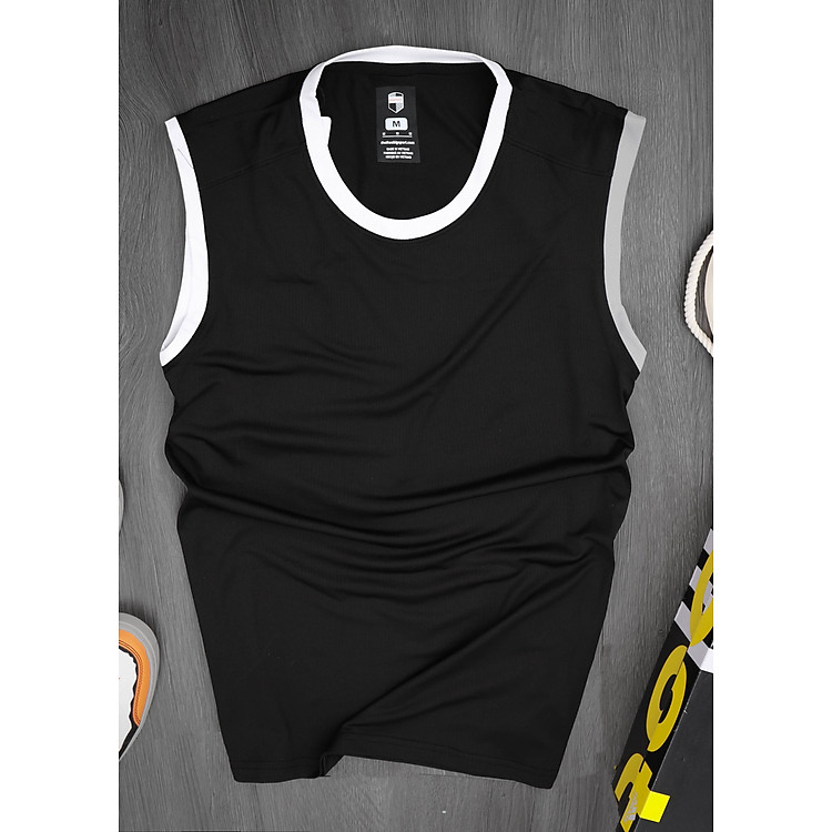 Áo Thun Nam Ba Lỗ TankTop Sát Nách Tập Gym Vải Dệt Kim Có Viền Thấm Hút Mồ Hôi Cao Cấp Big Sport BS05