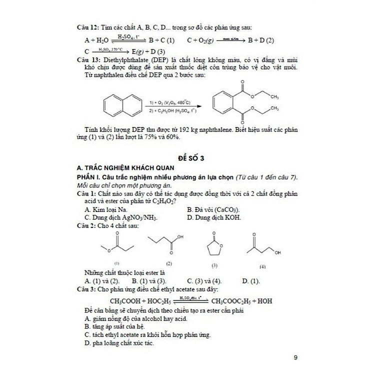 Tuyển Tập Đề Kiểm Tra Môn Hoá Học 12 - Ảnh 4