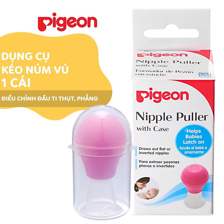 Kéo núm vú Pigeon kèm hộp Đảm bảo Tiết kiệm - Hình ảnh 2