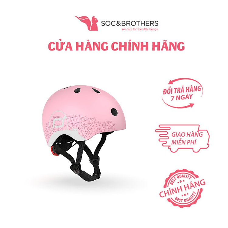 Mũ đội đầu phản quang Scoot and Ride Chính hãng Ưu đãi - Hình ảnh 2