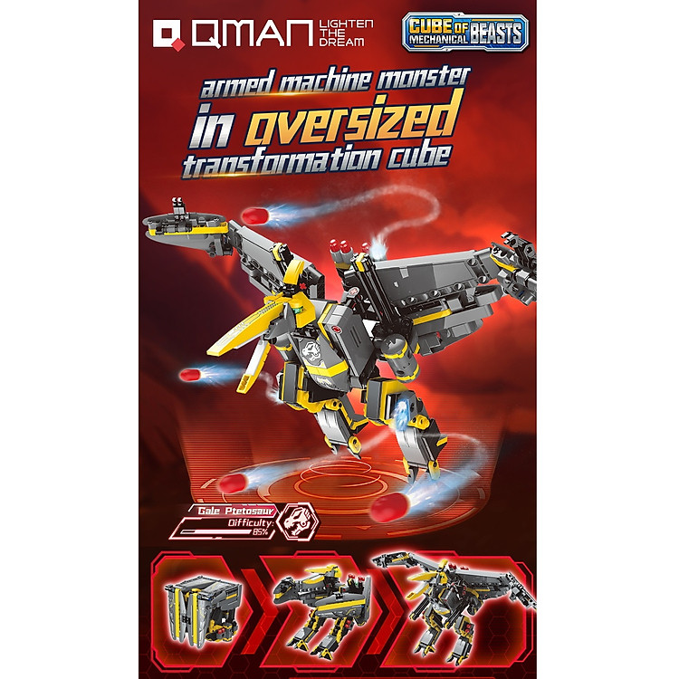 Mua Đồ chơi lắp ráp Qman 41230 - Thằn lằn bay Chính hãng Ưu đãi - Hình ảnh 2