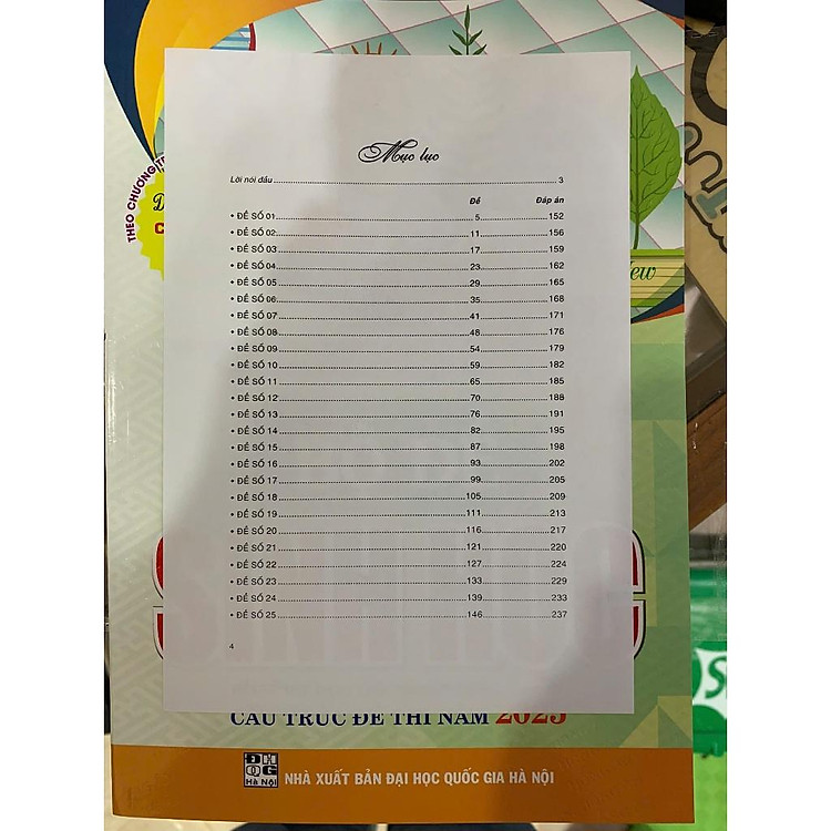 Tuyển Tập Đề Thi THPT Môn Toán - Hóa - Sinh (Cấu Trúc Đề Thi Năm 2025) - Ảnh 3