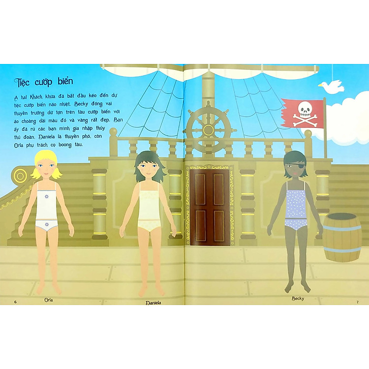 Dán Hình Sáng Tạo Trang Phục Búp Bê - Ảnh 4