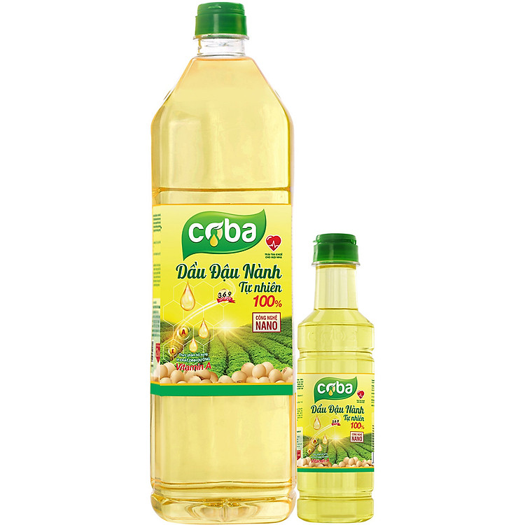 Dầu Đậu Nành Cao Cấp Coba Chai 2 Lít - Tặng Chai 400ml