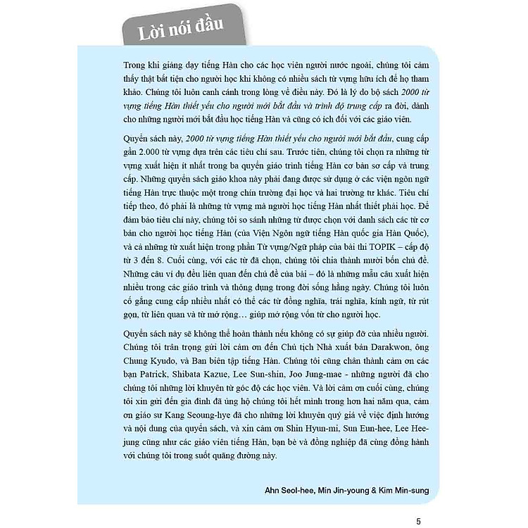 2000 Từ Vựng Tiếng Hàn Thiết Yếu Cho Người Mới Bắt Đầu - Ảnh 4