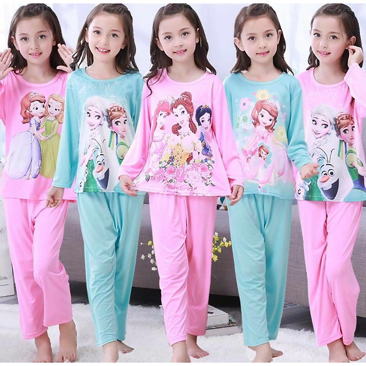 Đồ bộ bé gái nhiều hình dễ thương giao ngẫu nhiên