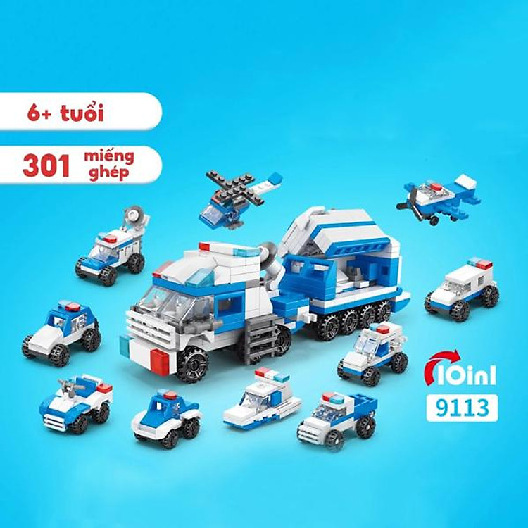 Đồ Chơi Lắp Ráp Cảnh Sát Tiên Phong Chính hãng Ưu đãi - Hình ảnh 2