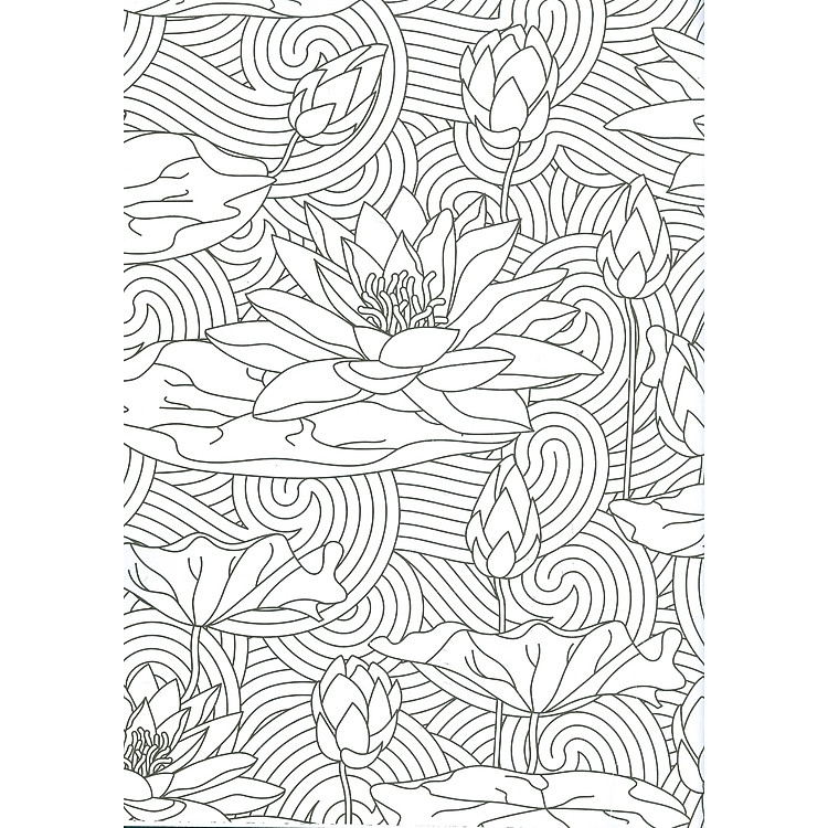 Flowers - Adults Colouring Book (Sách Tô Màu Dành Cho Người Lớn) - Ảnh 4