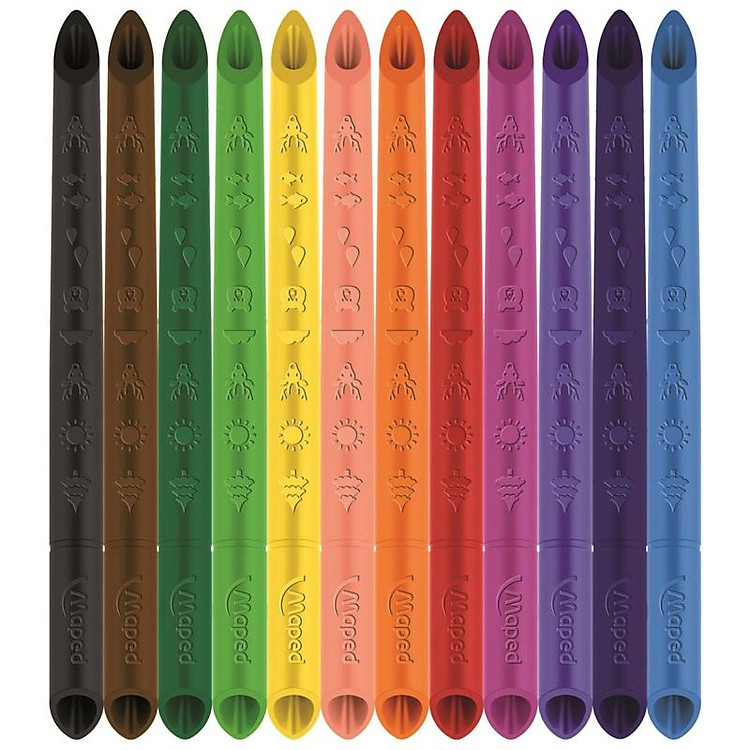 Hộp Chì Màu Vô Cực Maped 861600 (12 chiếc) - Ảnh 3