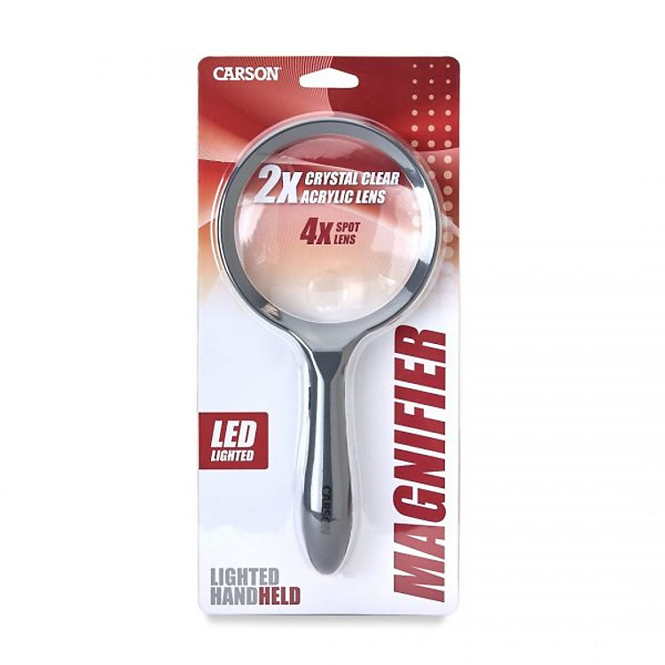 Kính lúp cầm tay có đèn Carson HM-44 (2x, 4x) - Ảnh 6