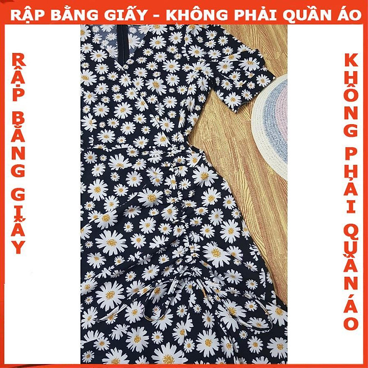 Rập Giấy Đầm Rút Nhún Tay Phồng Mã 1039 (BẢN VẼ)