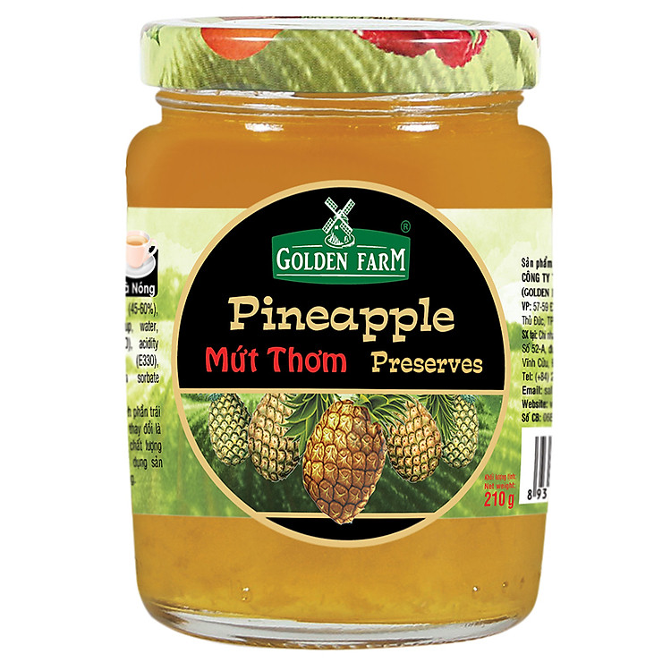 Mứt Thơm Golden Farm 210g