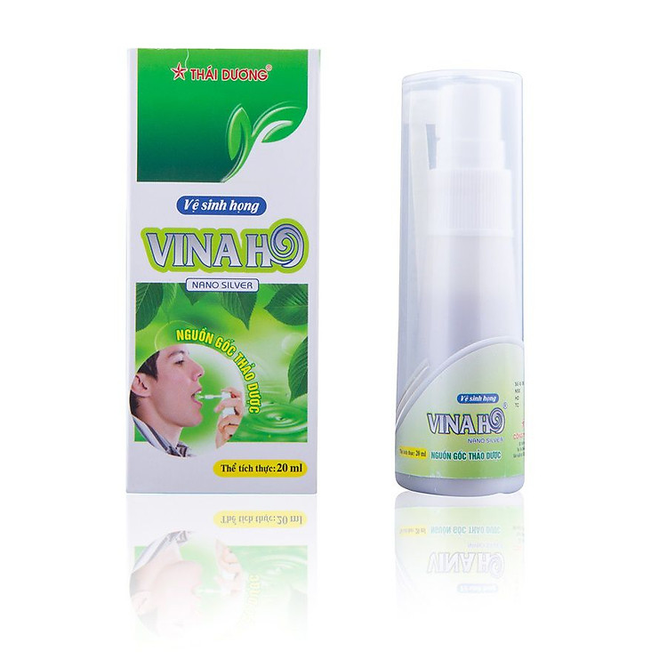 XỊT HỌNG VINAHO chứa nano bạc giúp vệ sinh họng Vệ sinh họng hàng ngày, khử mùi hôi miệng, giúp hơi thở thơm mát, tạo cảm giác sảng khoái.- Giải Pháp Hiệu Quả Cho Bệnh Ho Từ Thiên Nhiên (Hàng chính hãng)