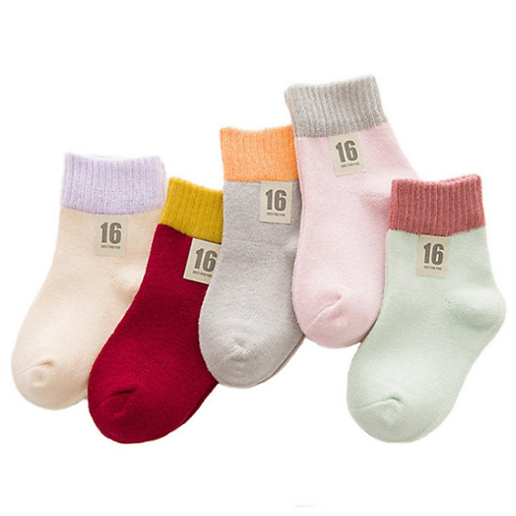 Combo 5 đôi tất trẻ em cotton