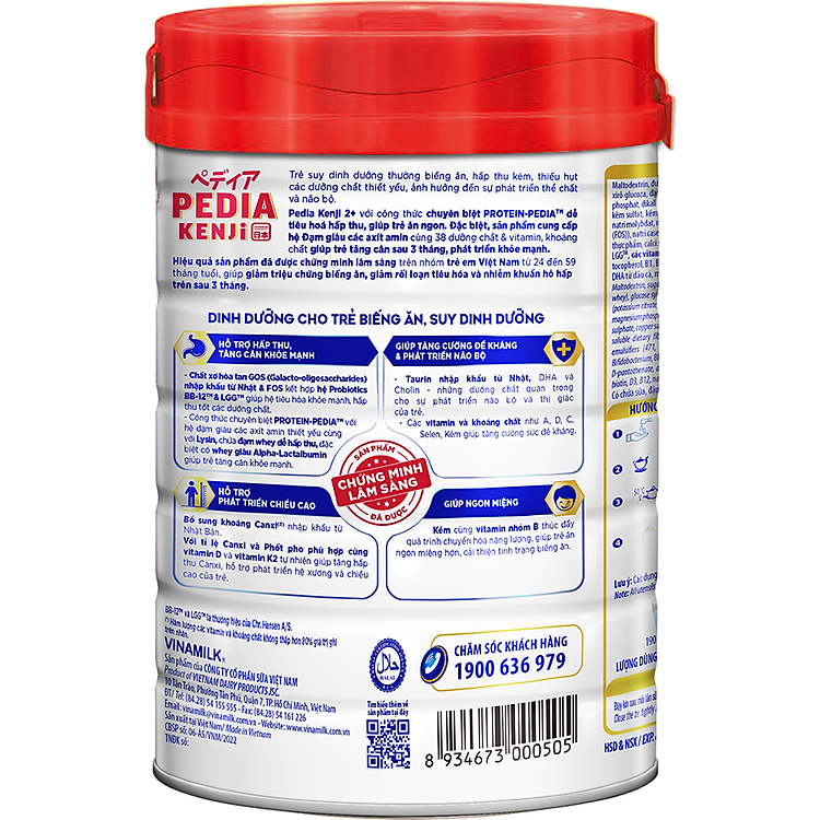 Sữa bột Vinamilk Pedia Kenji 2+ Tin cậy Giá rẻ - Hình ảnh 3