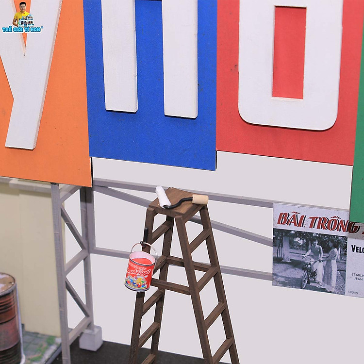 Mô Hình Tự Lắp Ráp DIY - Sài Gòn Xưa Chính hãng Ưu đãi - Hình ảnh 5