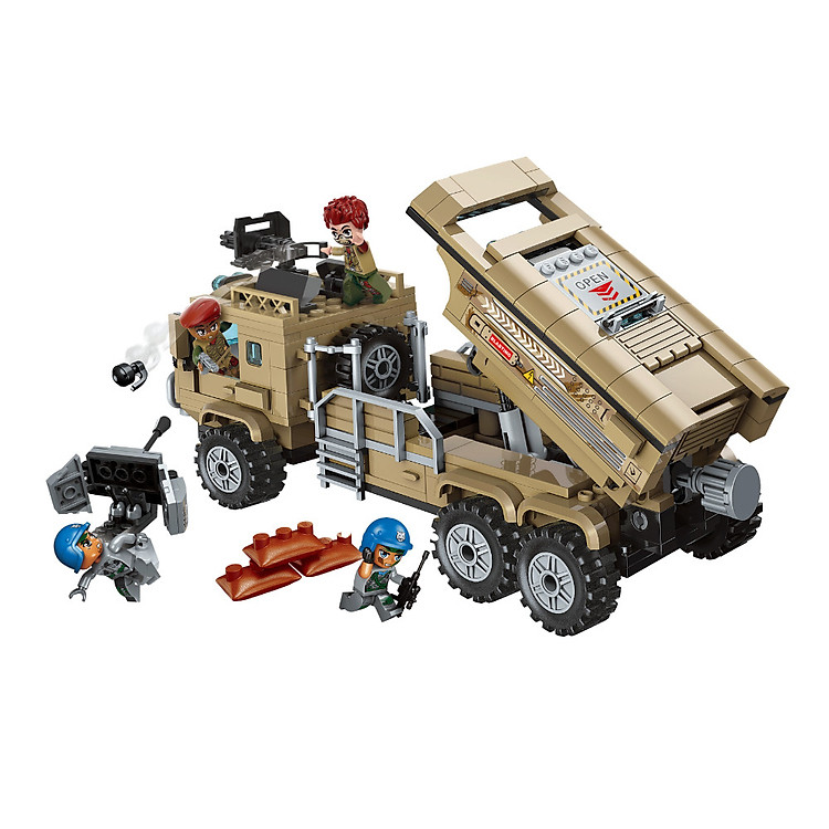 Mua Đồ chơi lắp ráp Xe phóng tên lửa Qman 1728 Chính hãng Giá rẻ - Hình ảnh 3