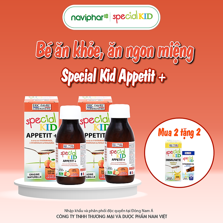 Tham Khảo tại ConCung: Nơi TPBVSK Special Kid Appetit+ Hỗ trợ tiêu hóa , nhận ngay nhiều Ưu đãi