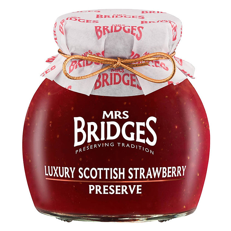Mứt Dâu Tây Mrs Bridges Luxury Scottish Strawberry Preserve MB8100 (340g)