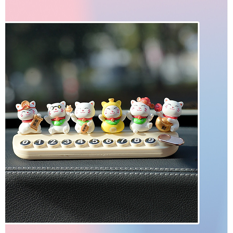 Mô Hình Mèo Lucky Mini (Bộ 6) - Ảnh 5