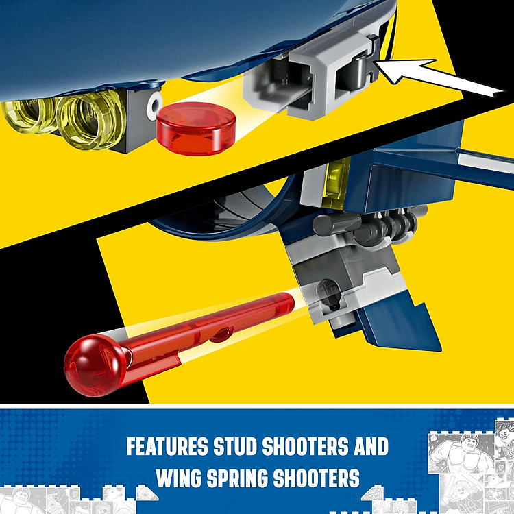 LEGO SUPERHEROES 76281 Phi cơ Blackbird X-Men Chính hãng Giá rẻ - Hình ảnh 5