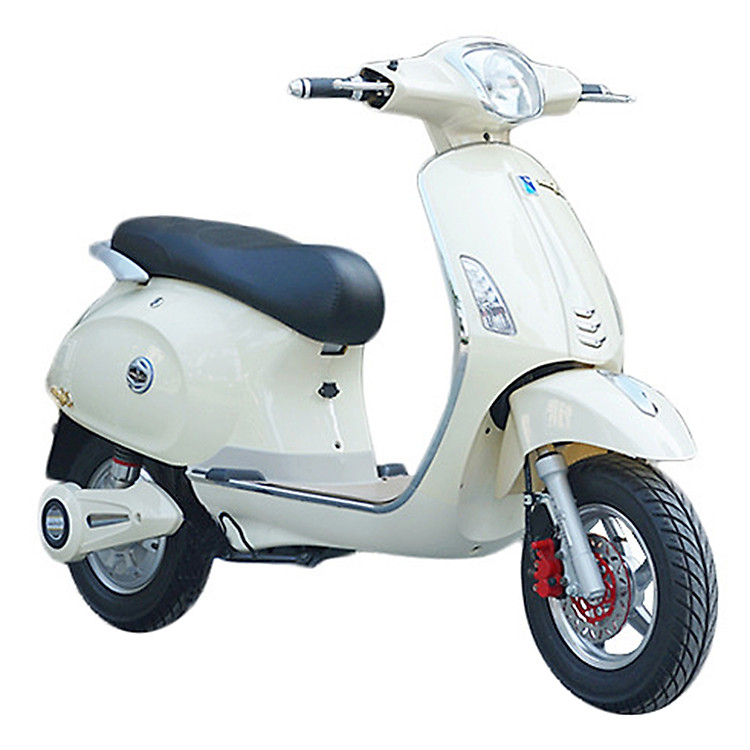 Xe Máy Điện Aima Vespa Nioshima Đèn Vuông - Trắng