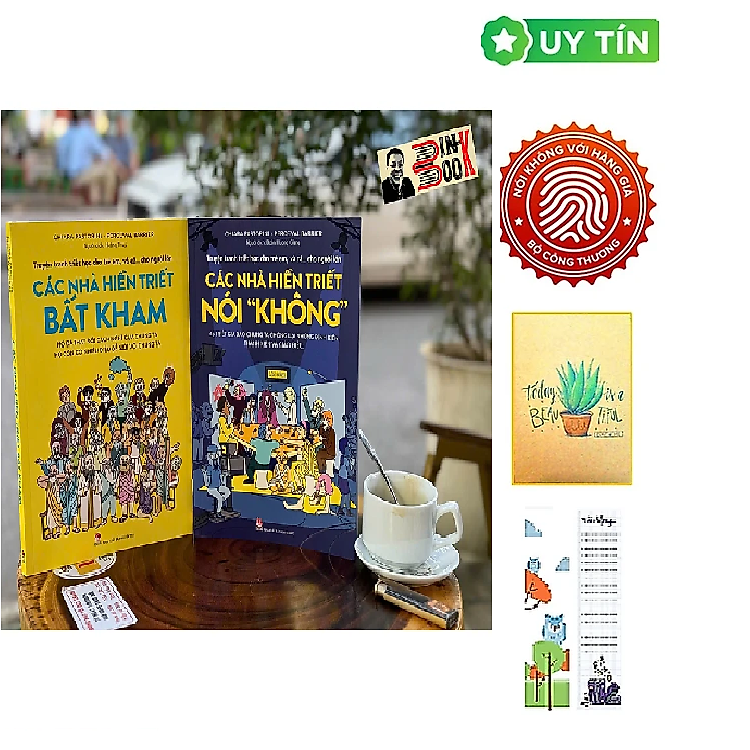 COMBO 2 CUỐN TRUYỆN TRANH TRIẾT HỌC – Chiara Pastorini, Perceval Barrier (Tặng Kèm Bookmark CÚ MÈO + SỔ TAY XƯƠNG RỒNG)
