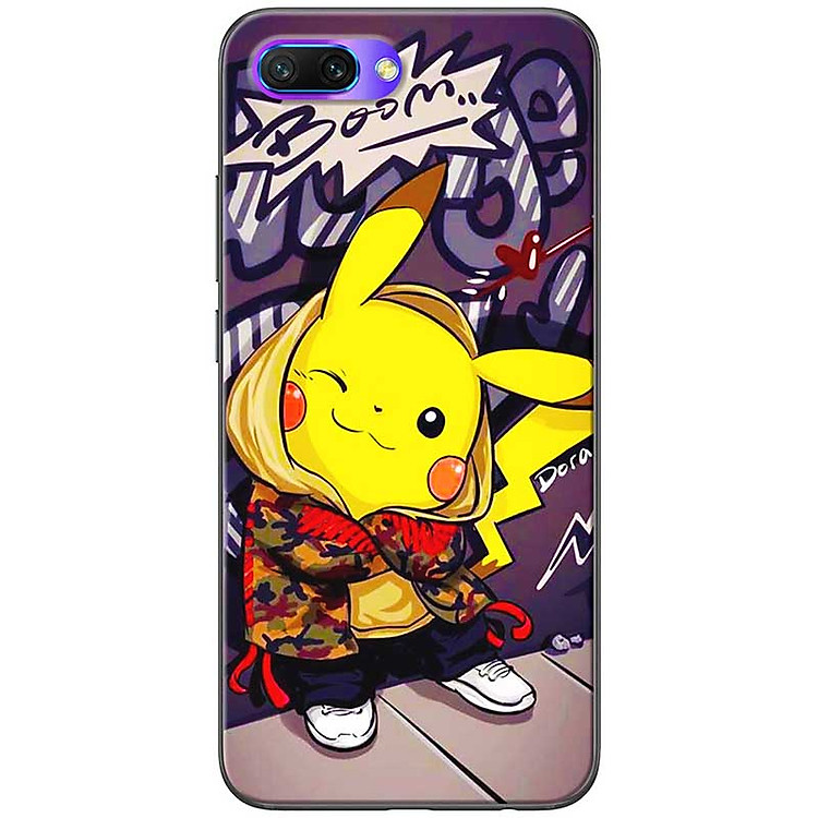 Ốp lưng dành cho Honor 10 mẫu Pikachu áo khoác