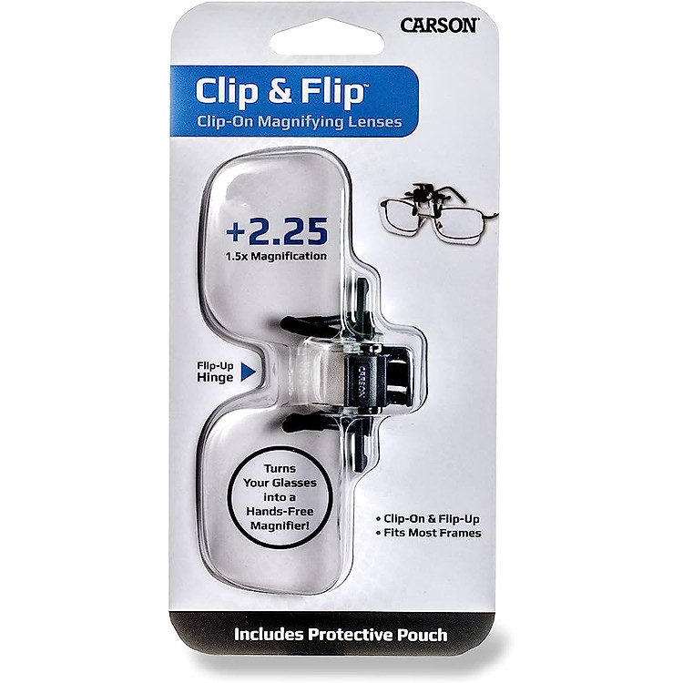 Kính Lúp Carson OD-10 Clip&Flip 1.5x (+2.25 Điốp) - Ảnh 2