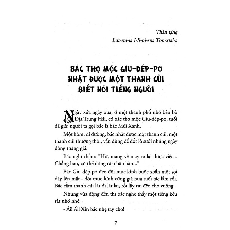 Chiếc Chìa Khoá Vàng Hay Là Chuyện Ly Kỳ Của Buratino (Tái Bản 2022) - Ảnh 5
