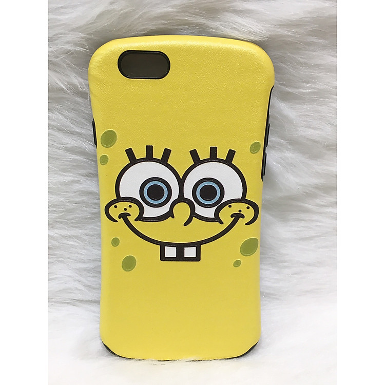 Ốp điện thoại bao rám kute hình Bọt biển SpongeBob cho Iphone (cam kết sản phẩm y hình ảnh)